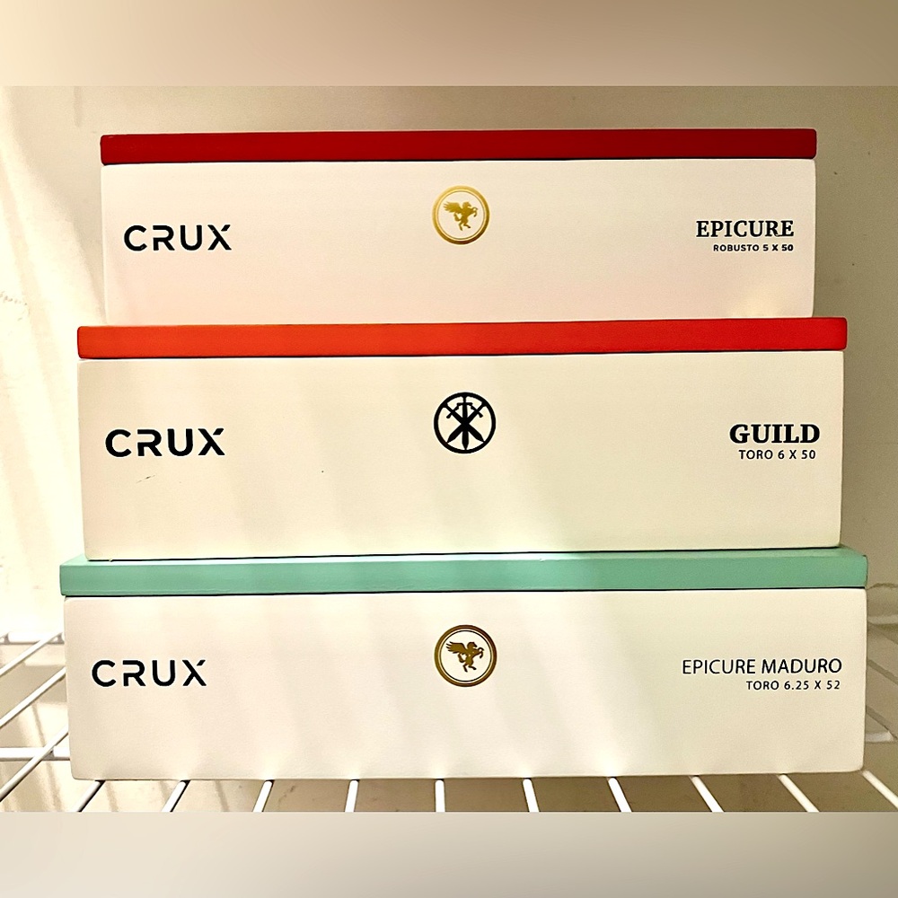 Lot of 3 Crux Empty Cigar Boxes, Superior Wood And Design, Trending Now, DIY